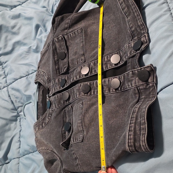 KUT BRAND- Size Small Women Black Denim Jacket - Picture 13 of 15
